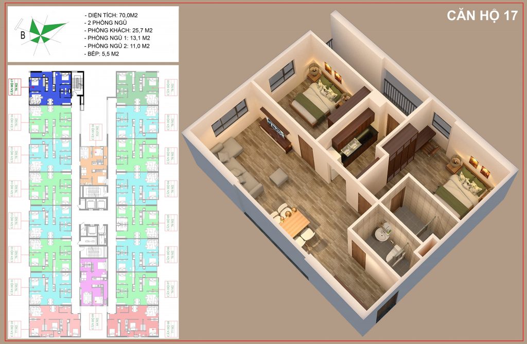 căn số 17 nhà ở xã hội IEC tứ hiệp thanh trì