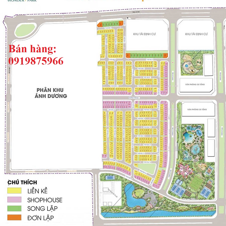 Vinhomes Đan Phượng Phân Khu Ánh Dương