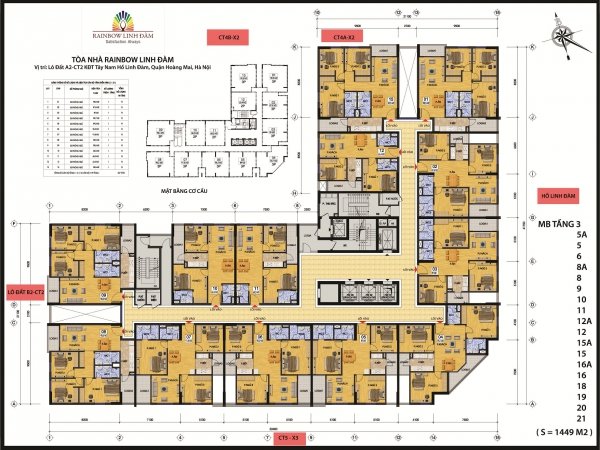 Dự án đầu tư xây dựng công trình Chung cư cao cấp Rainbow Linh Đàm