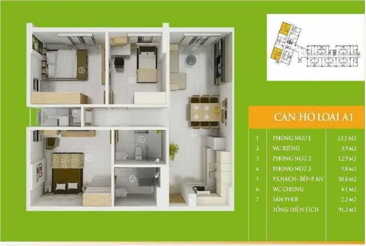 Chung Cư Thủ Thiêm Xanh: Điểm Sáng Sống Xanh Giữa Lòng Sài Gòn