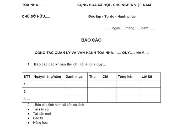 Bài Thu Hoạch Quản Lý Vận Hành Nhà Chung Cư: Hướng Dẫn Chi Tiết Và Cấu Trúc Chuẩn