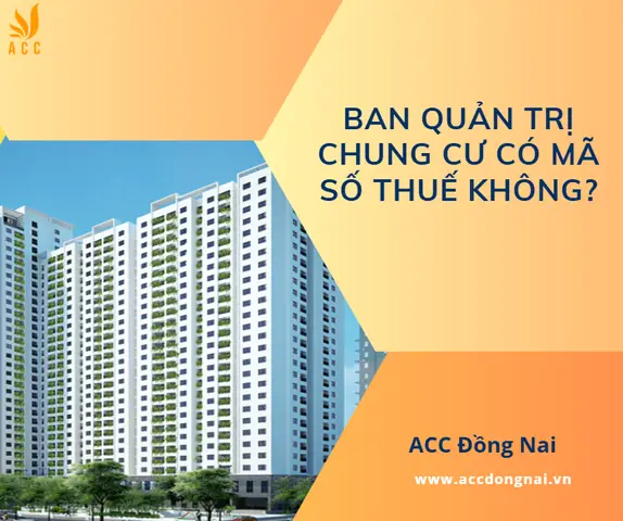 Ban Quản Trị Chung Cư Có Mã Số Thuế Không? – Phân Tích & Hướng Dẫn Chi Tiết Ban Quản Trị Chung Cư Có Mã Số Thuế Không? – Phân Tích & Hướng Dẫn Chi Tiết