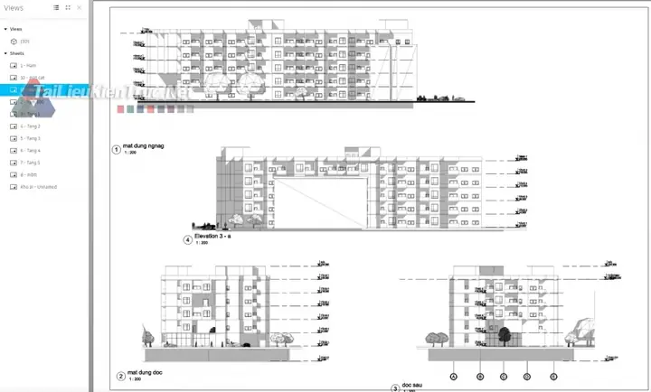 Bản Vẽ Revit Chung Cư Thấp Tầng: Khái Niệm Và Ứng Dụng Thực Tế