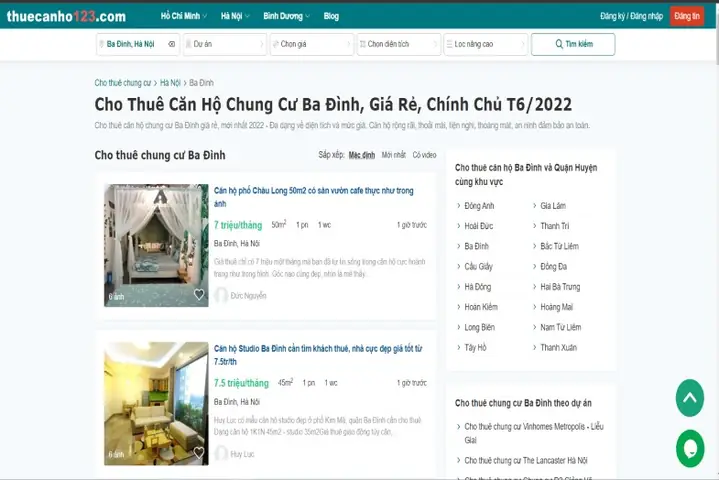 Đánh Giá Thị Trường Cho Thuê Chung Cư Ba Đình 2025: Phân Tích Giá Cả, Khu Vực & Bí Quyết Ra Quyết Định