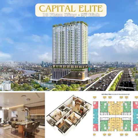 Đánh Giá Toàn Diện Chung Cư Capital Elite 18 Phạm Hùng: Từ Vị Trí Đắc Địa Đến Tiện Ích Sống Đẳng Cấp