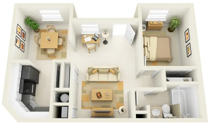 Thiết Kế Nội Thất Chung Cư 50m2 Hà Nội: Bí Quyết Tối Ưu Không Gian Sống Nhỏ Thiết Kế Nội Thất Chung Cư 50m2 Hà Nội: Bí Quyết Tối Ưu Không Gian Sống Nhỏ