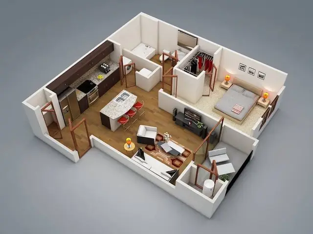 Thiết Kế Nội Thất Chung Cư 50m2 Hà Nội: Bí Quyết Tối Ưu Không Gian Sống Nhỏ Thiết Kế Nội Thất Chung Cư 50m2 Hà Nội: Bí Quyết Tối Ưu Không Gian Sống Nhỏ
