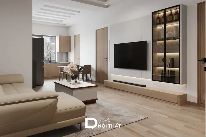Thiết Kế Nội Thất Chung Cư 50m2 Hà Nội: Bí Quyết Tối Ưu Không Gian Sống Nhỏ Thiết Kế Nội Thất Chung Cư 50m2 Hà Nội: Bí Quyết Tối Ưu Không Gian Sống Nhỏ