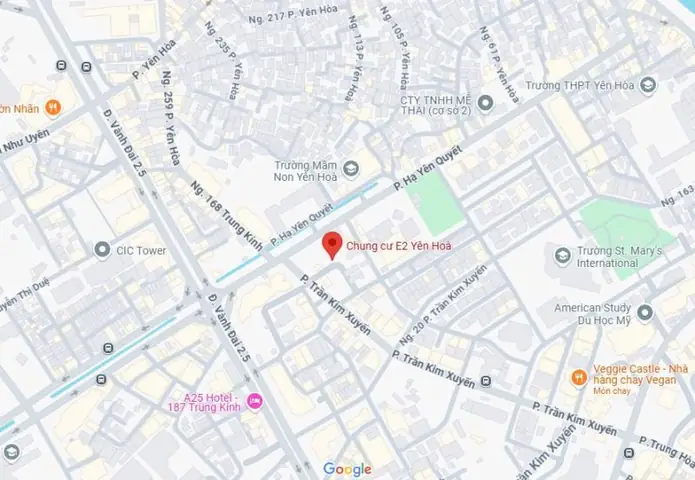 Đánh Giá Chi Tiết Vị Trí & Tiện Ích Chung Cư E2 Yên Hoà, Cầu Giấy