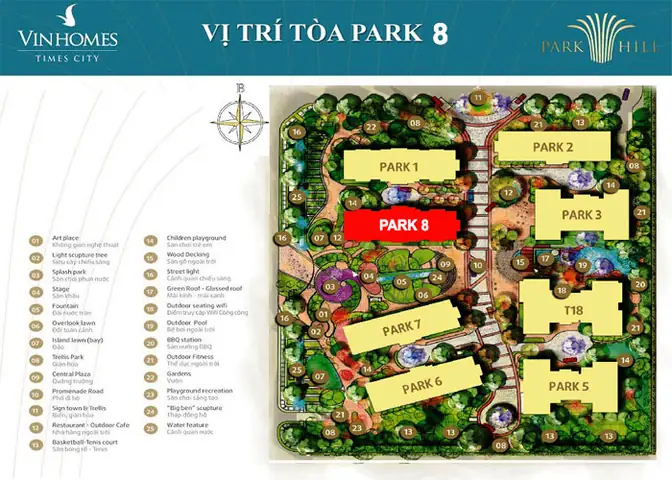 Mặt Bằng Căn Hộ Tòa Park 7 Times City Park Hill: Phân Tích Chi Tiết Từng Loại