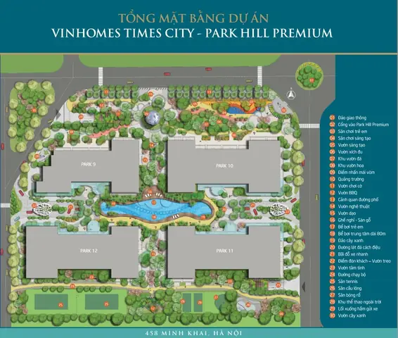 Mặt Bằng Căn Hộ Tòa Park 7 Times City Park Hill: Phân Tích Chi Tiết Từng Loại