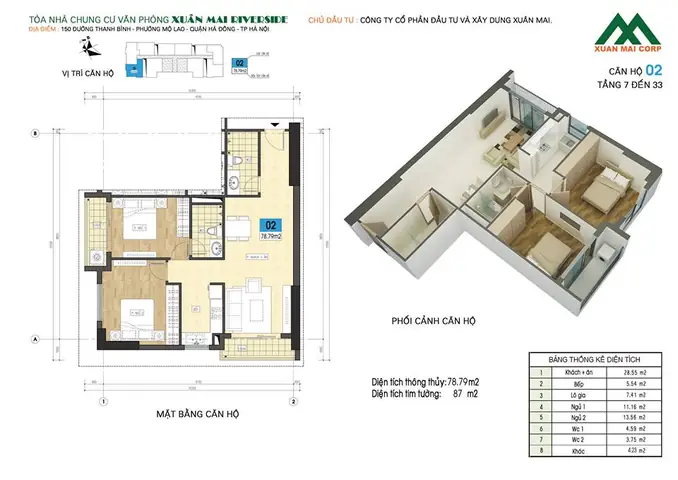 Đánh Giá Chung Cư Xuân Mai Riverside: Tổng Hợp Chi Tiết Về Thiết Kế, Vị Trí Và Trải Nghiệm Sống