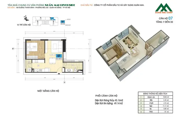 Đánh Giá Chung Cư Xuân Mai Riverside: Tổng Hợp Chi Tiết Về Thiết Kế, Vị Trí Và Trải Nghiệm Sống