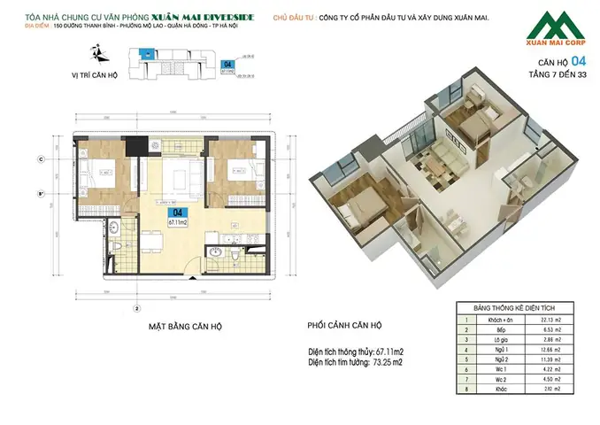 Đánh Giá Chung Cư Xuân Mai Riverside: Tổng Hợp Chi Tiết Về Thiết Kế, Vị Trí Và Trải Nghiệm Sống