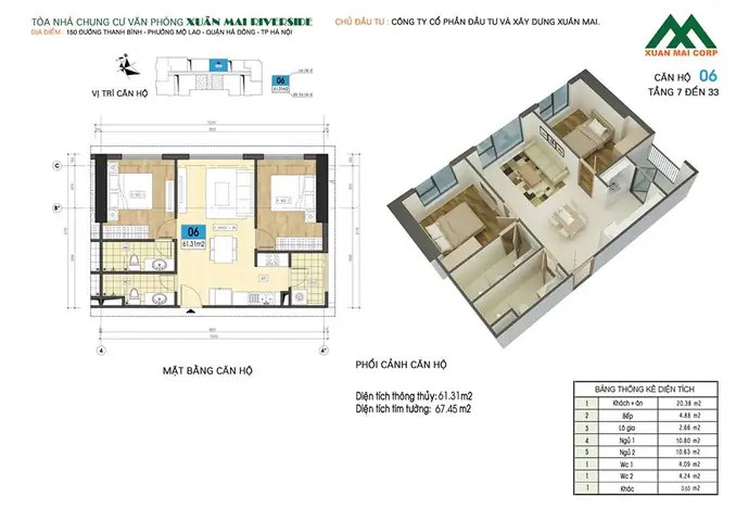 Đánh Giá Chung Cư Xuân Mai Riverside: Tổng Hợp Chi Tiết Về Thiết Kế, Vị Trí Và Trải Nghiệm Sống
