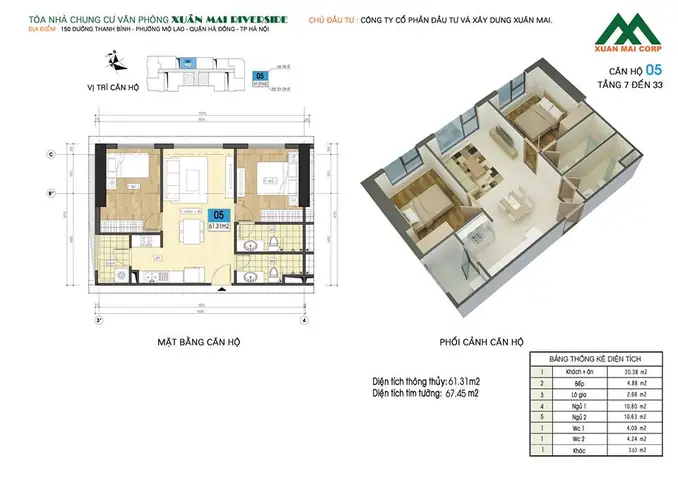 Đánh Giá Chung Cư Xuân Mai Riverside: Tổng Hợp Chi Tiết Về Thiết Kế, Vị Trí Và Trải Nghiệm Sống