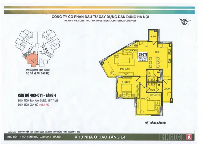 Đánh Giá Chung Cư Yên Hòa Park View 2026: Bảng Giá Thuê & Phân Tích Chi Tiết