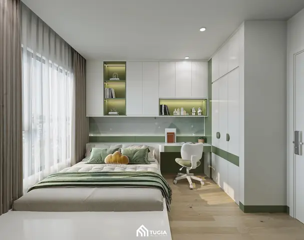 Thiết Kế Nội Thất Chung Cư 2 Phòng Ngủ: Bí Quyết Tối Ưu Không Gian Sống 2026