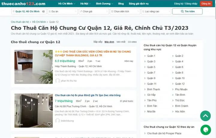Thuê Chung Cư Quận 12: Cẩm Nang Toàn Diện Từ A Đến Z