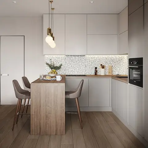 Tủ Bếp Chung Cư Giá Rẻ: Top 7 Mẫu Đẹp, Tiết Kiệm Diện Tích Nhất