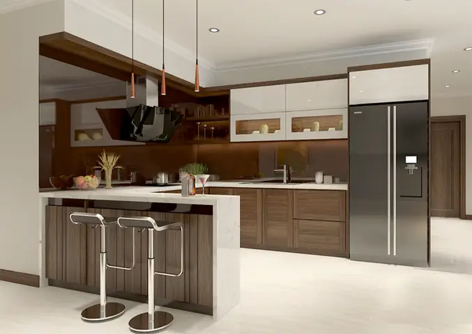 Tủ Bếp Chung Cư Giá Rẻ: Top 7 Mẫu Đẹp, Tiết Kiệm Diện Tích Nhất