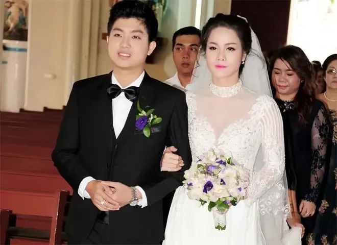 Đám cưới như mơ trong nhà thờ của Nhật Kim Anh và ông xã