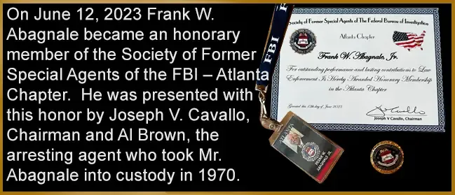 Frank Abagnale Jr. chia sẻ kinh nghiệm với FBI