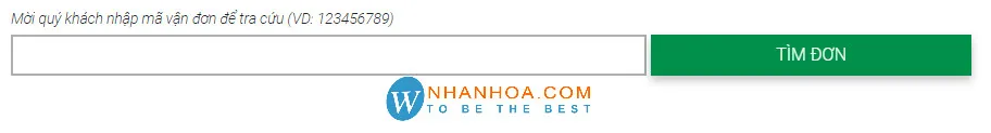 Giao diện website GHTK để tra cứu đơn hàng bằng số điện thoại