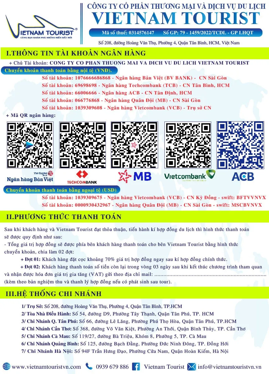 Hình ảnh một phiếu thanh toán chuyển khoản, đại diện cho việc chuẩn bị tài chính cho chuyến đi Cần Thơ Cà Mau.
