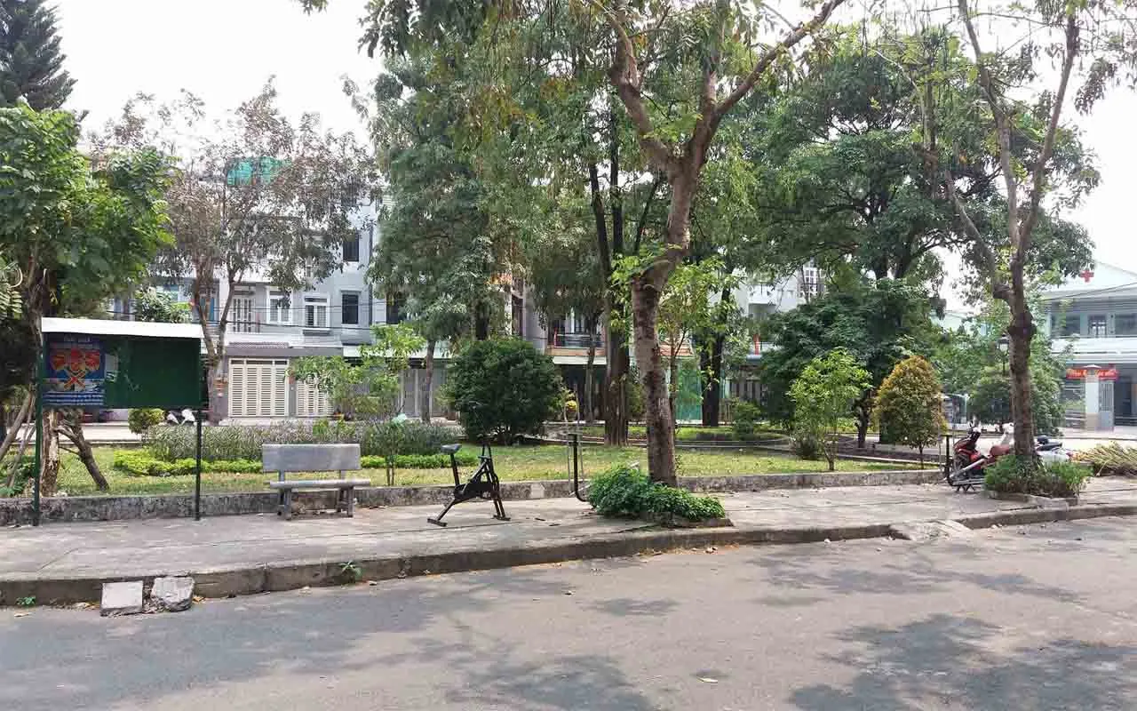 Không gian xanh mát tại Công Viên Him Lam Thủ Đức