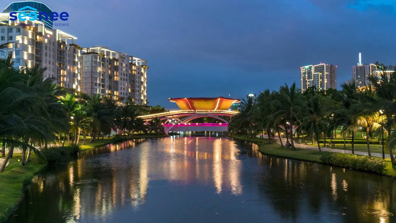 Khung cảnh xanh mát tại Công Viên Khu Đô Thị Sala Thủ Đức
