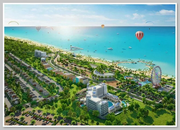 Khung cảnh yên bình tại Bãi tắm Đồi Dương, Huyện Hàm Tân