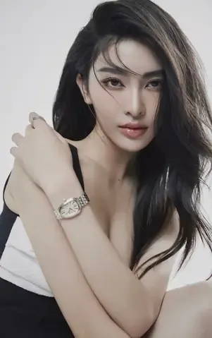 Linh Trương với vẻ đẹp tự nhiên thu hút sự chú ý.