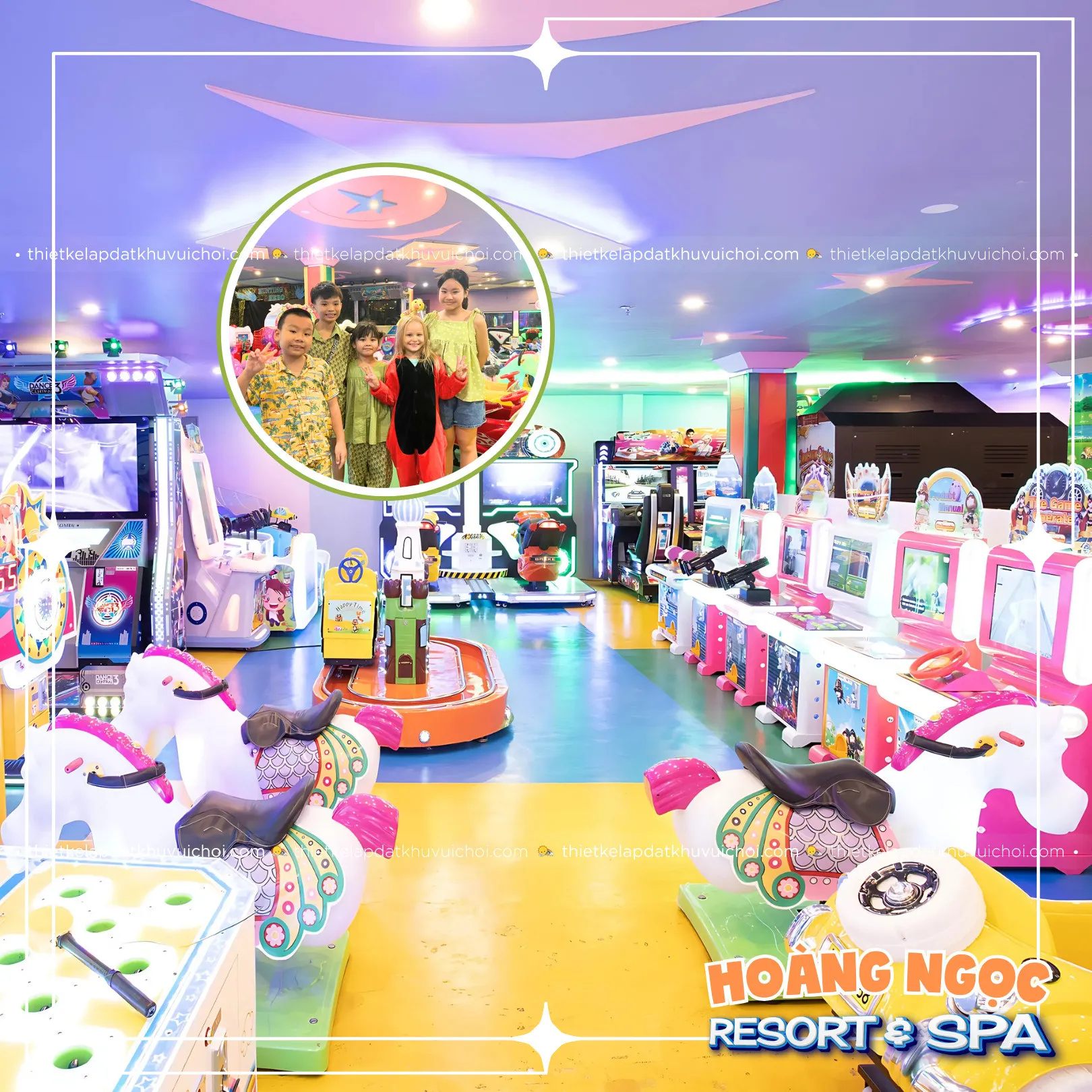 Máy games tại Hoàng Ngọc Resort & Spa