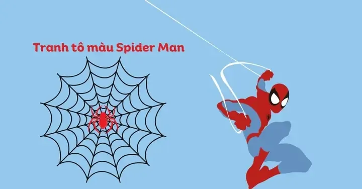 200+ Tranh Tô Màu Người Nhện Spider Man Đẹp, Dễ Tô, Tải Miễn Phí