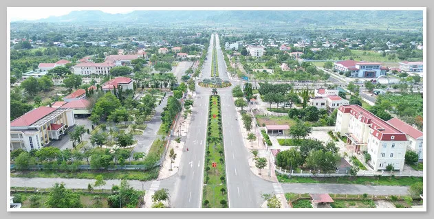 Toàn cảnh khu vực phát triển tại Huyện Hàm Tân, Bình Thuận
