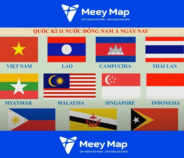 Bản đồ các nước Đông Nam Á