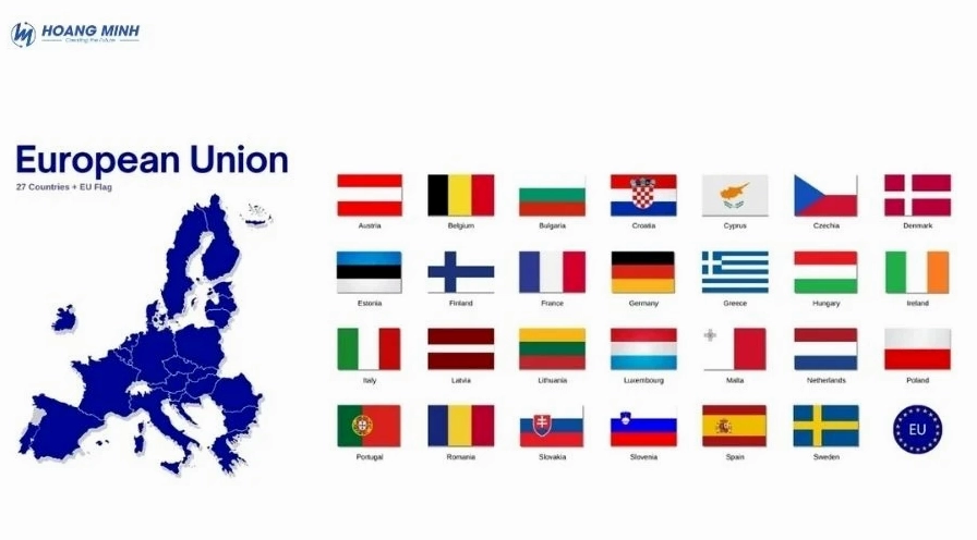 EU Gồm Những Nước Nào? Danh Sách Đầy Đủ & Phân Tích Chi Tiết 2026 Bản đồ các nước thuộc Liên minh Châu Âu