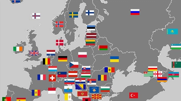 Europe Là Nước Nào? Khám Phá Chi Tiết Châu Âu 2026 Bản đồ các quốc gia Châu Âu