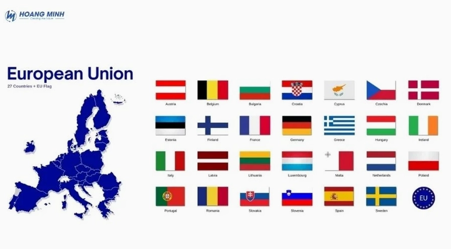 EU là nước nào? Giải mã Liên minh Châu Âu chi tiết 2026 Bản đồ các quốc gia thuộc Liên minh Châu Âu