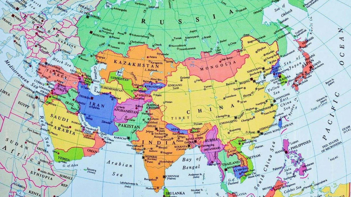 Châu Á Gồm Những Nước Nào? Danh Sách Cập Nhật 2026 Bản đồ Châu Á và các quốc gia