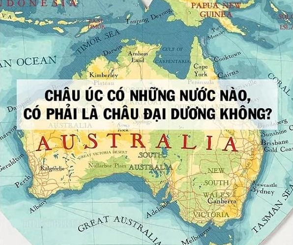 Châu Đại Dương Gồm Những Nước Nào? Khám Phá Chi Tiết (2026) Bản đồ châu Đại Dương và các quốc đảo