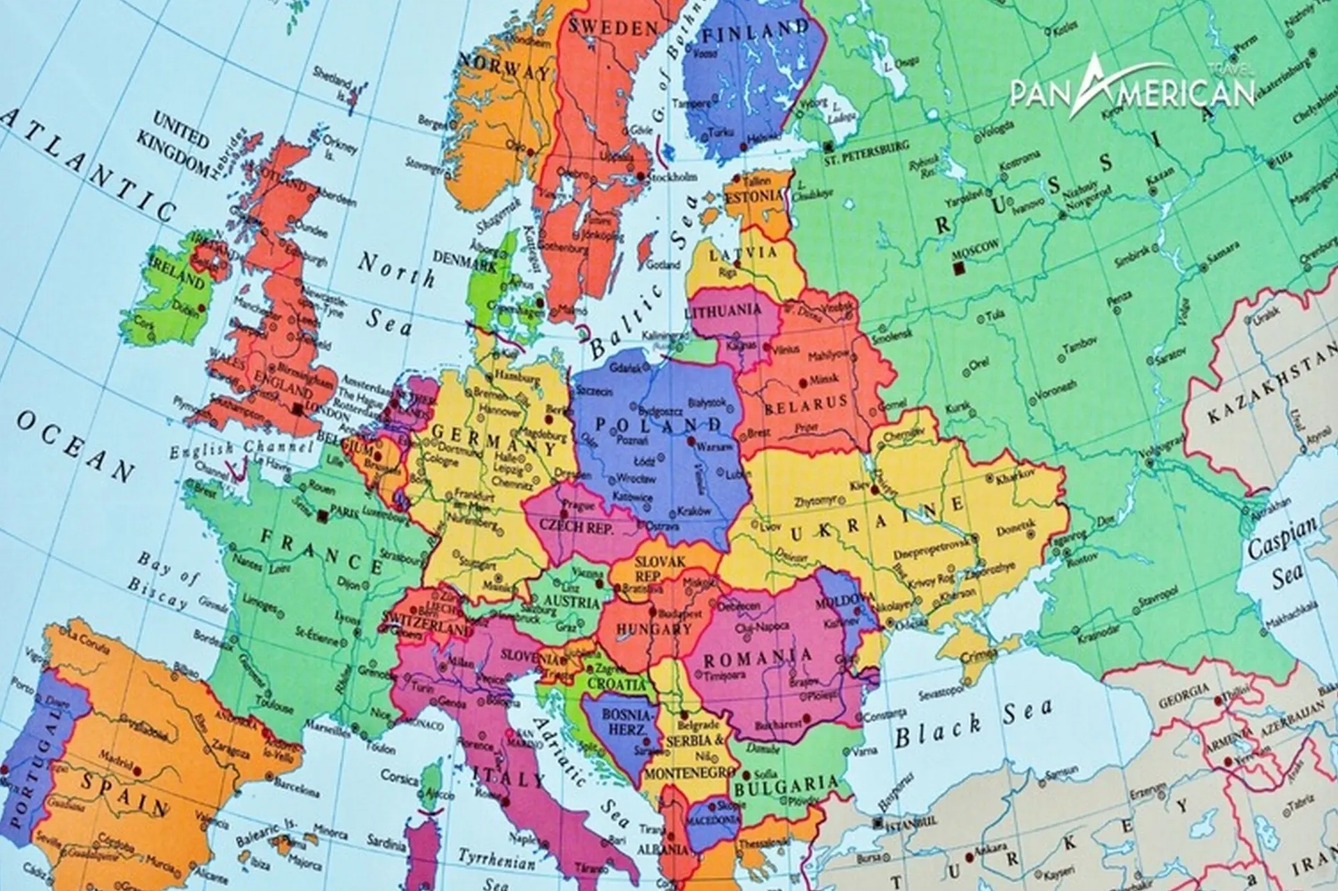 Phương Tây Gồm Những Nước Nào? Khám Phá Chi Tiết Vùng Đất Ảnh Hưởng Bản đồ châu Âu chi tiết