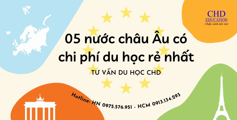 Bản đồ châu Âu với các quốc gia được đánh dấu