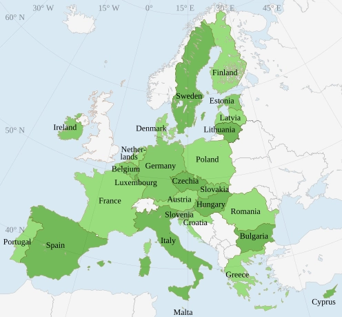 EU Gồm Những Nước Nào? Danh Sách Đầy Đủ & Phân Tích Chi Tiết 2026 Bản đồ EU năm 2020