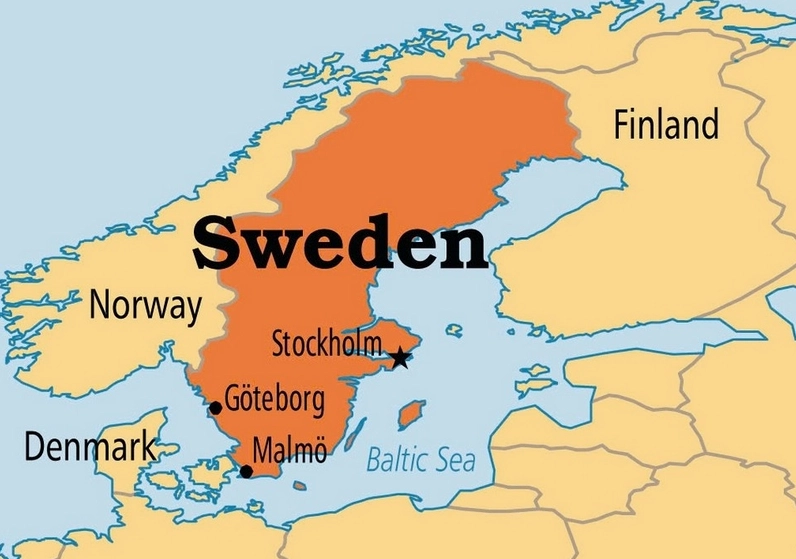 Sweden Là Nước Nào? Khám Phá Xứ Sở Thần Tiên Bắc Âu Bản đồ Thụy Điển