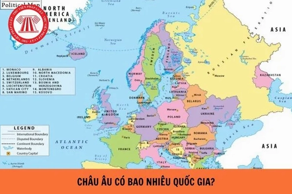 Bản đồ tổng quan Châu Âu