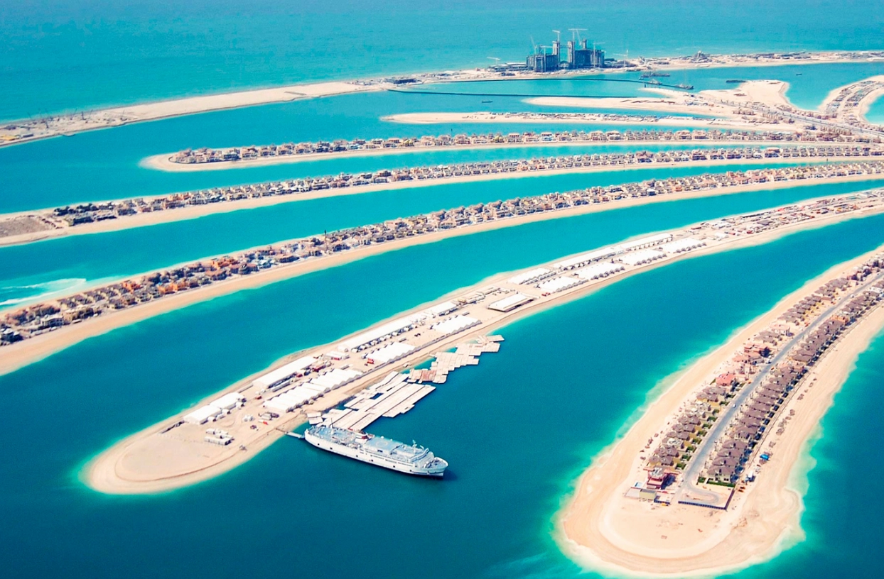 Bản đồ UAE và vị trí Dubai