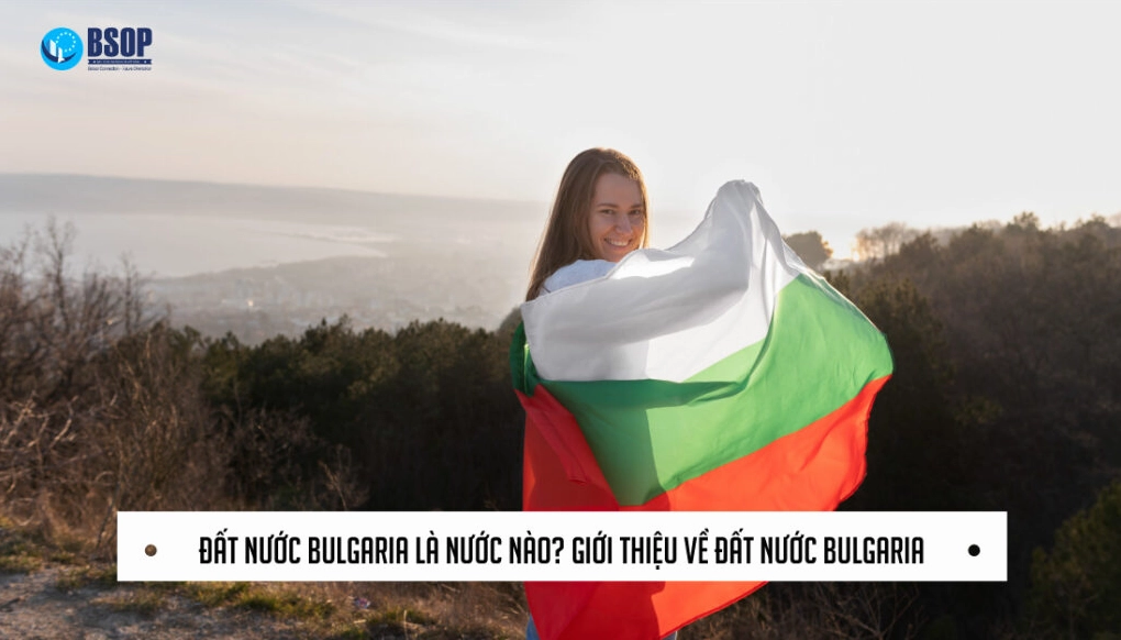 Bản đồ vị trí địa lý của Bulgaria