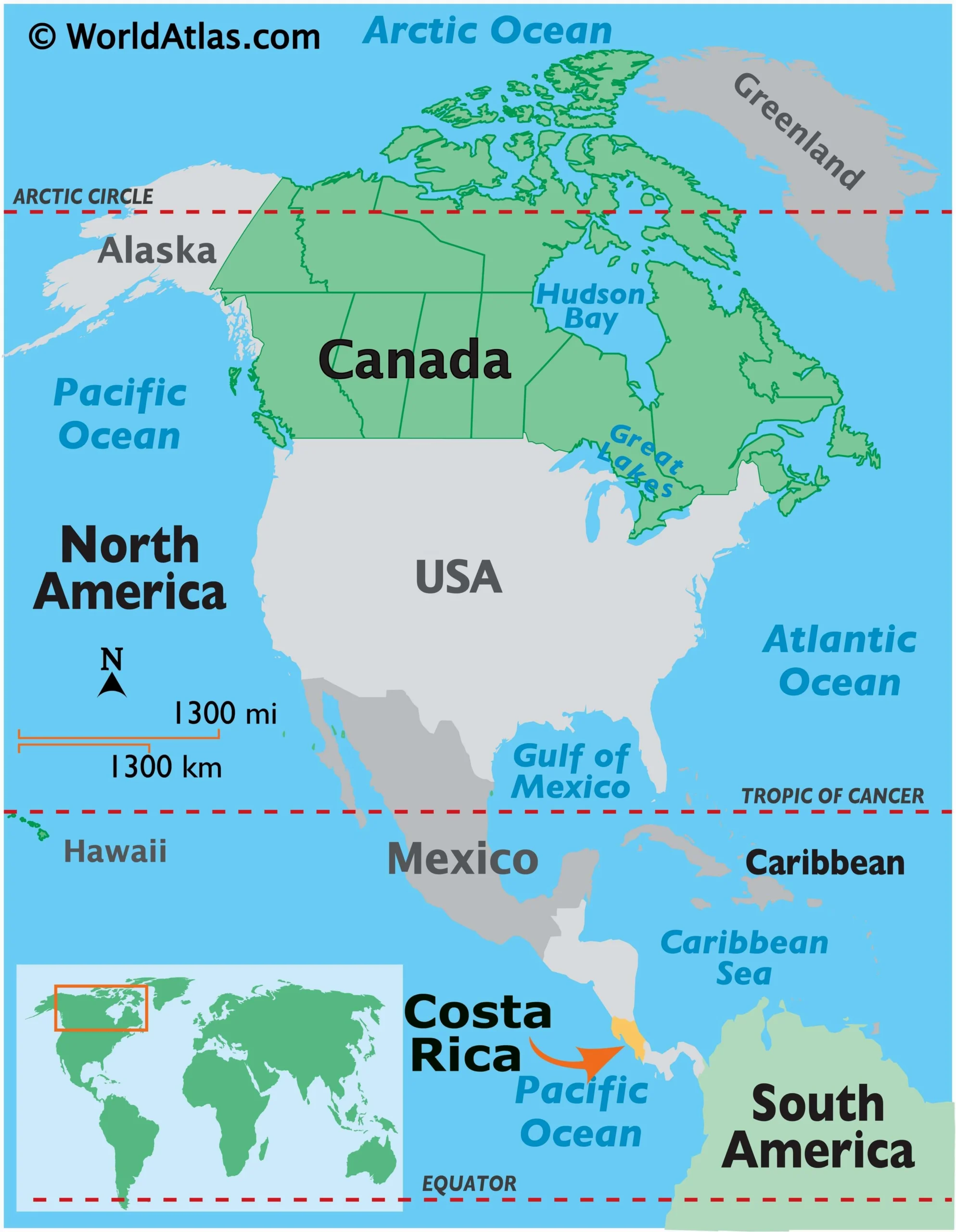 Costa Rica là nước nào? Khám phá quốc gia Trung Mỹ xinh đẹp Bản đồ vị trí địa lý của Costa Rica